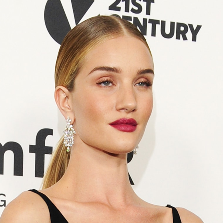 Get Rosie Huntington-Whiteley's Slick Ponytail