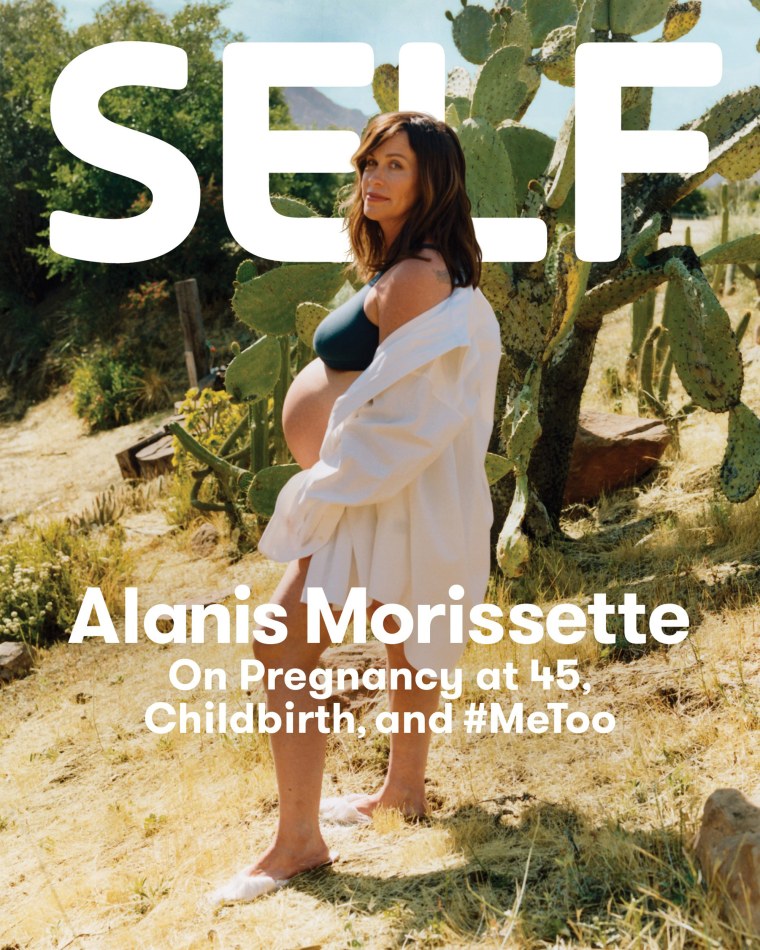 Alanis Morisette on the cover of Self.