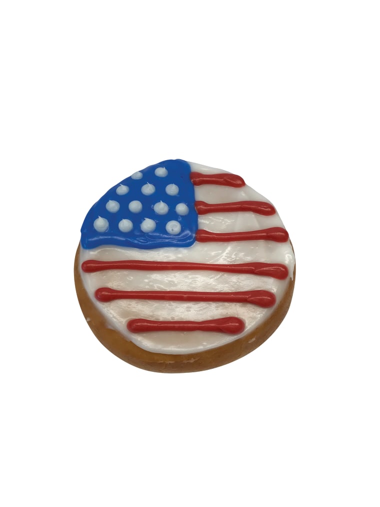 Dunkin' American flag doughnut