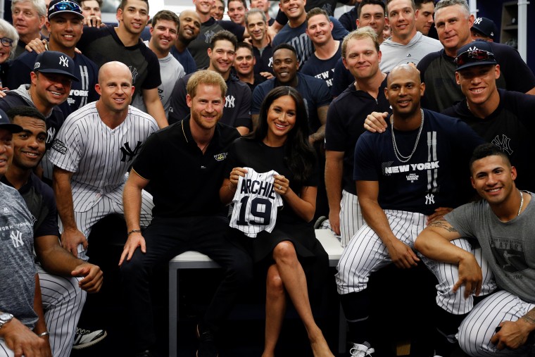 The Duke Of Sussex Attends The Boston Red Sox VS New York Yankees Baseball Game