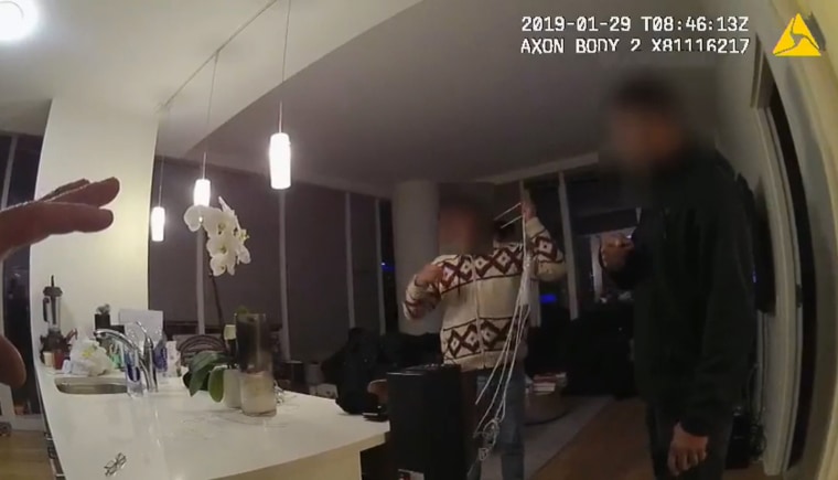 Image: Police body cam, Jussie Smollett apt