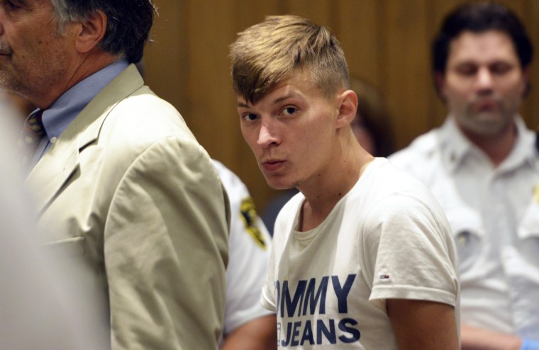 Image: Volodymyr Zhukovskyy, the driver of a truck in a collision that killed seven motorcyclists, was arraigned on charges of negligent homicide in New Hampshire on June 24, 2019.