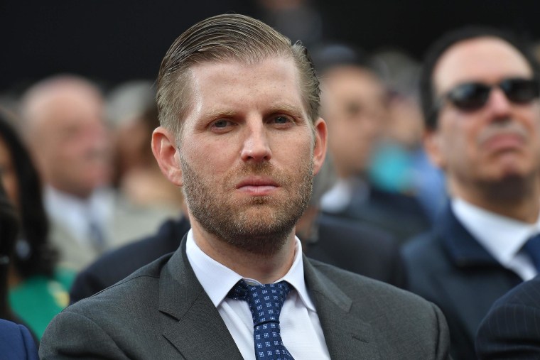 Image: Eric Trump attends aceremony at the Normandy American Cemetery and Memorial in Colleville-sur-Mer, Normandy,