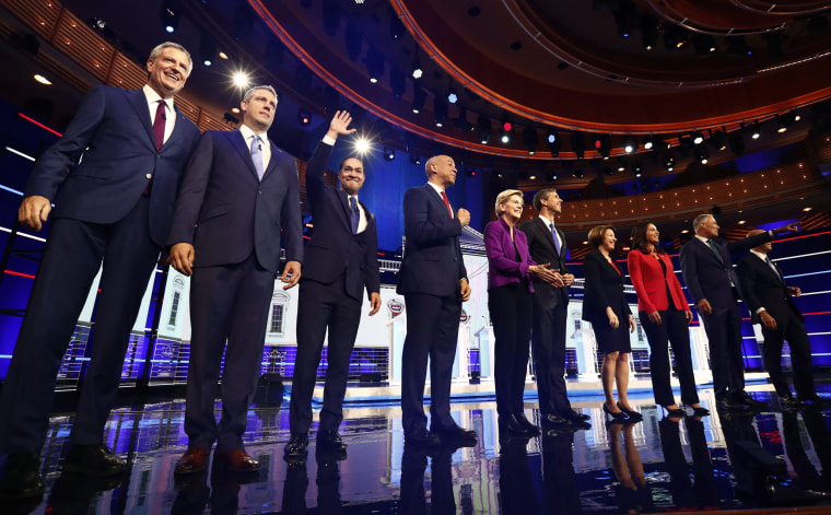 Image: Democratic debate night one