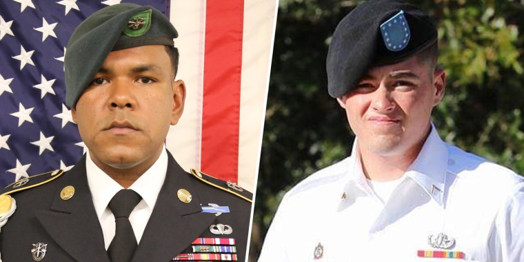 Image: Master Sgt. Michael B. Riley and Sgt. James Gregory Johnston were killed in Afghanistan on June 25, 2019.