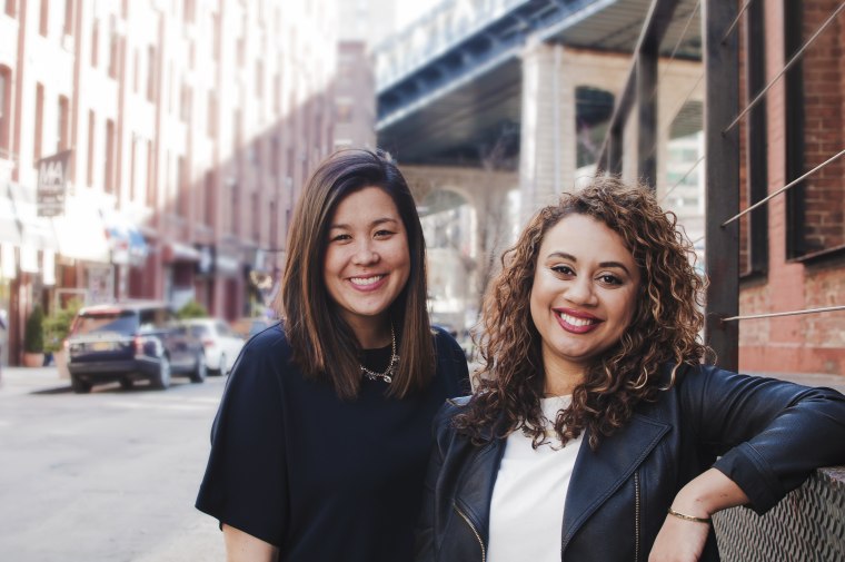 Naomi Hirabayashi, left, and Marah Lidey, right, the co-founders & co-CEOs of Shine.