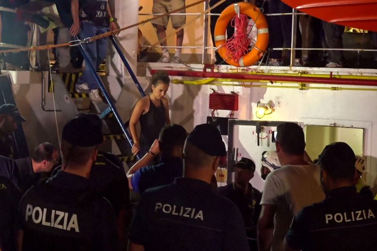 Image: ITALY-GERMANY-EUROPE-MIGRANTS-RESCUE-SHIP