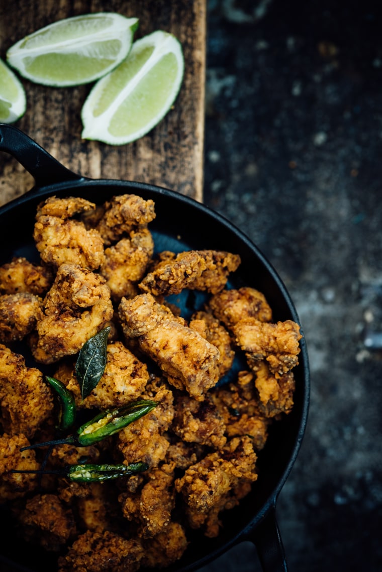 Curry Leaf Popcorn Chicken