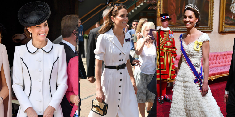 Duchess Kate is her summer white outfits