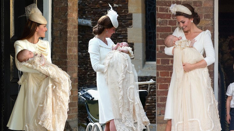 The former Kate Middleton and Prince William dressed all three of their children in the traditional gown for their christenings.