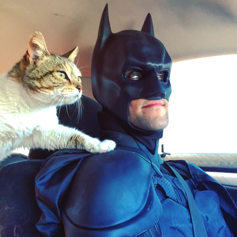 Batman, aka Chris Van Dorn, has loved animals all his life.