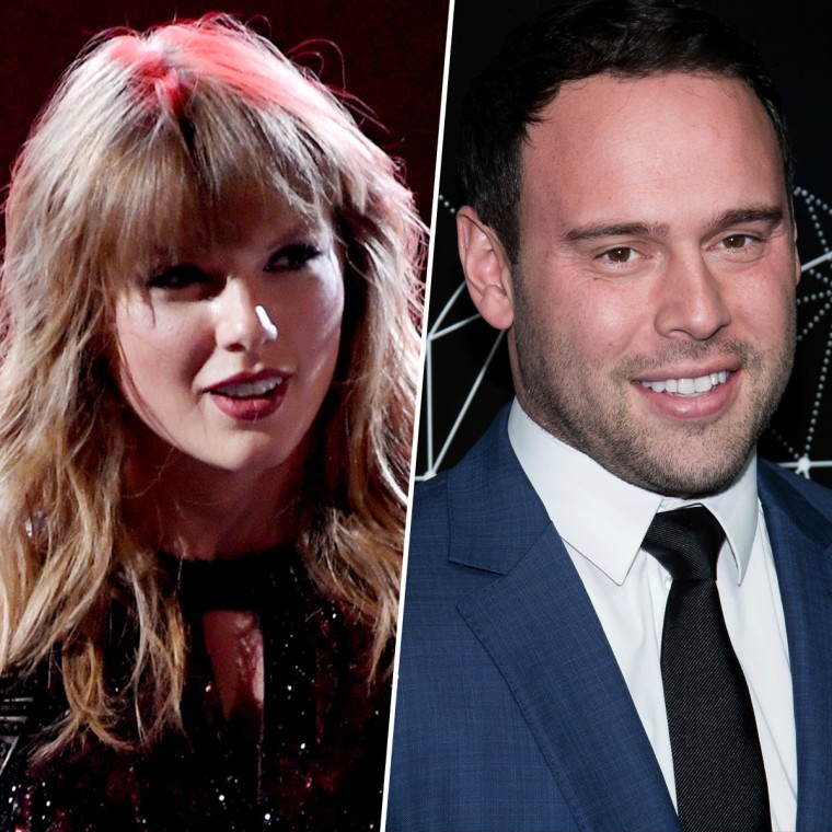 Taylor Swift and Scooter Braun