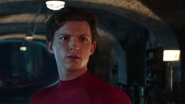 Image: Tom Holland as Spider-Man in \"Spider-Man: Far From Home\"
