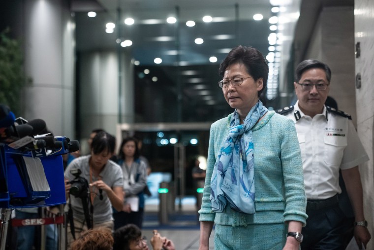 Image: Hong Kong's leader Carrie Lam