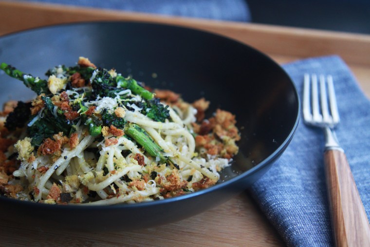 Broccoli Rabe Pasta With Lemony Breadcrumbs