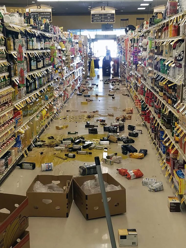 Image: California earthquake damage