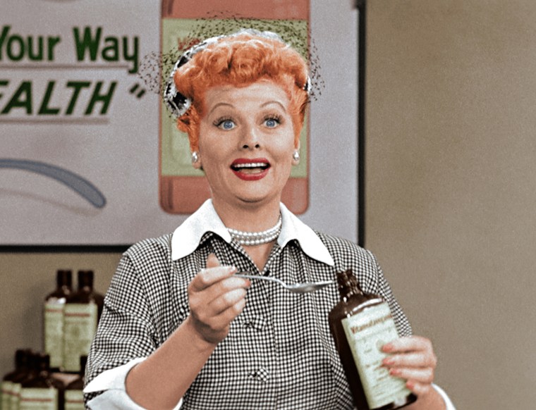 No wonder Lucy couldn't say "Vitametavegamin" ‒ it was 23% alcohol!