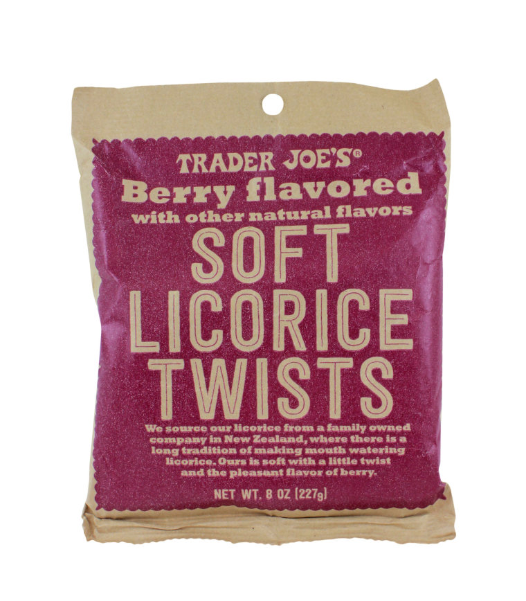 Trader Joe's Berry Flavored Soft Licorice Twists