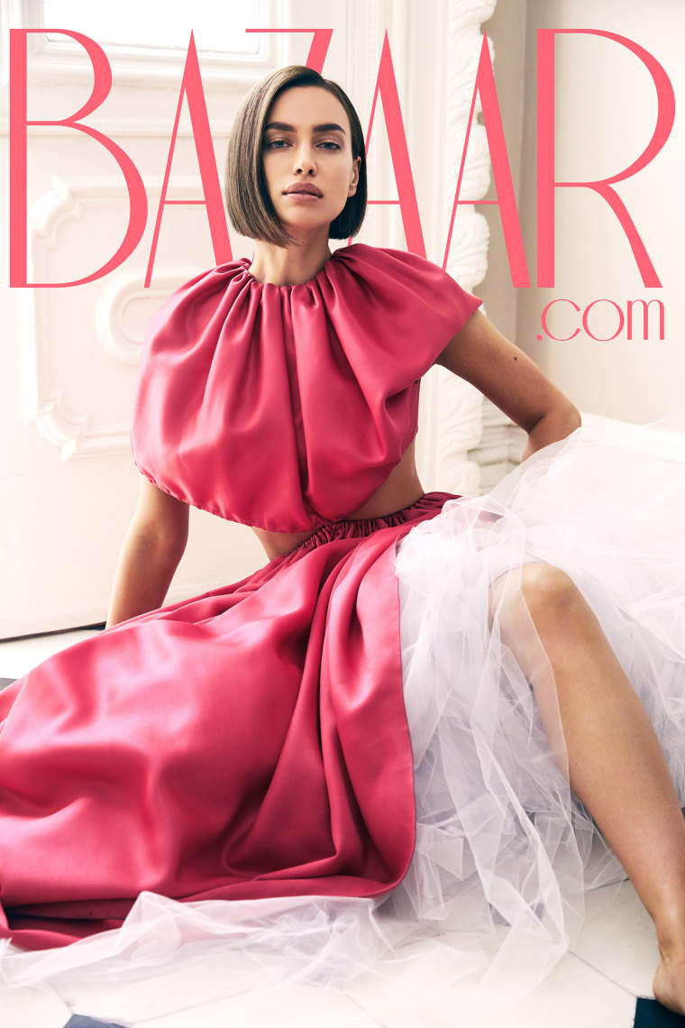 Irina Shayk graces the cover of Harper Bazaar's summer digital edition.