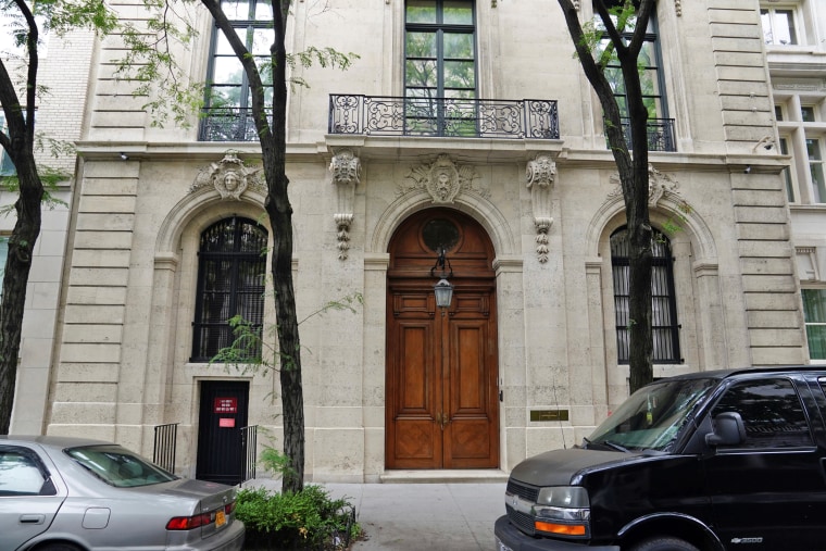Image: View of the upper east side home of Jeffrey Epstein in New York