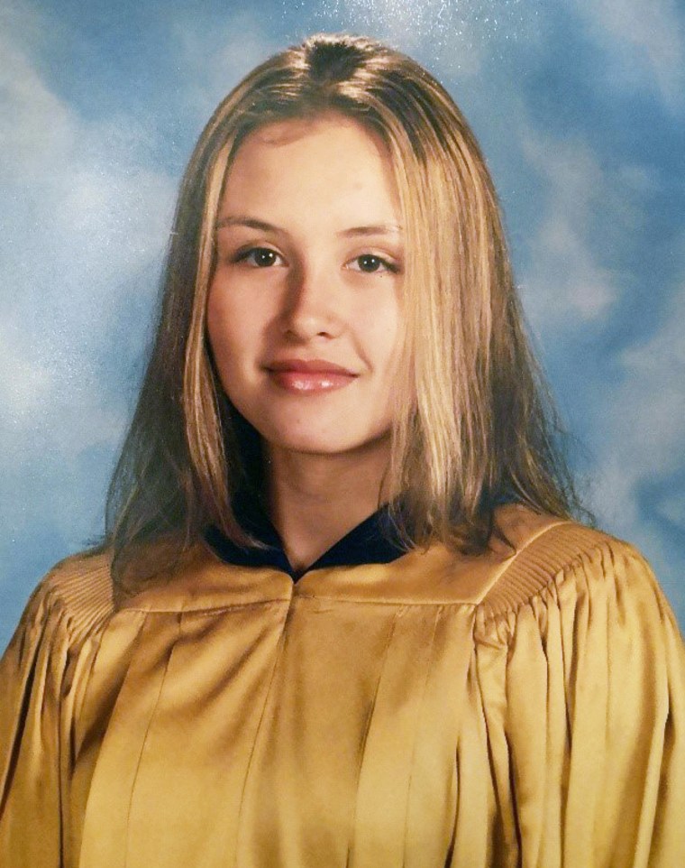 Jennifer Araoz, 14, in her middle school graduation portrait.
