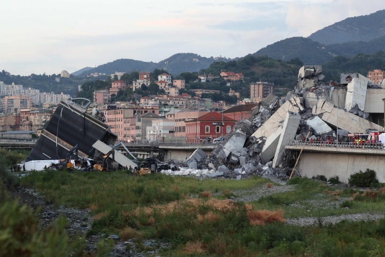 Image: Morandi motorway bridge