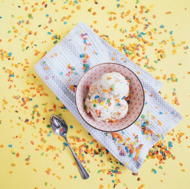 Rainbow Cereal ice cream at Melt Ice Creams in Fort Worth