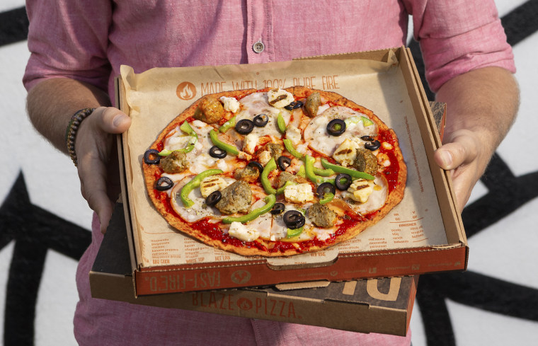 Blaze Pizza Protein Pizza with Keto Crust