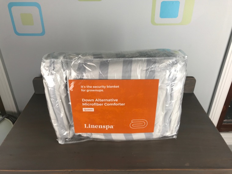 Linenspa Down Alternative Comforter packaging