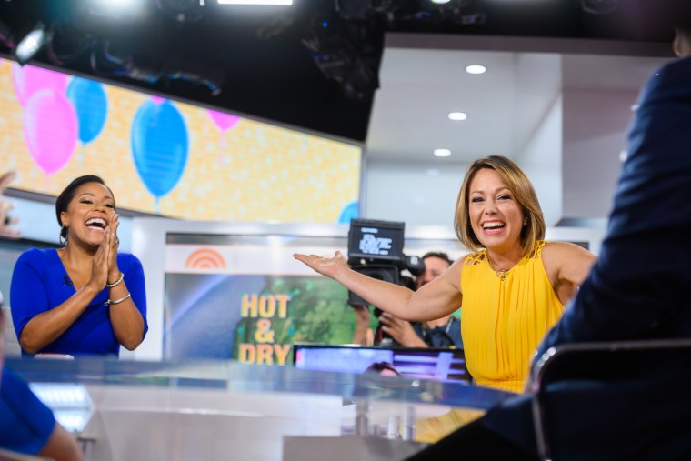 Dylan Dreyer shared her pregnancy news on TODAY Wednesday morning.