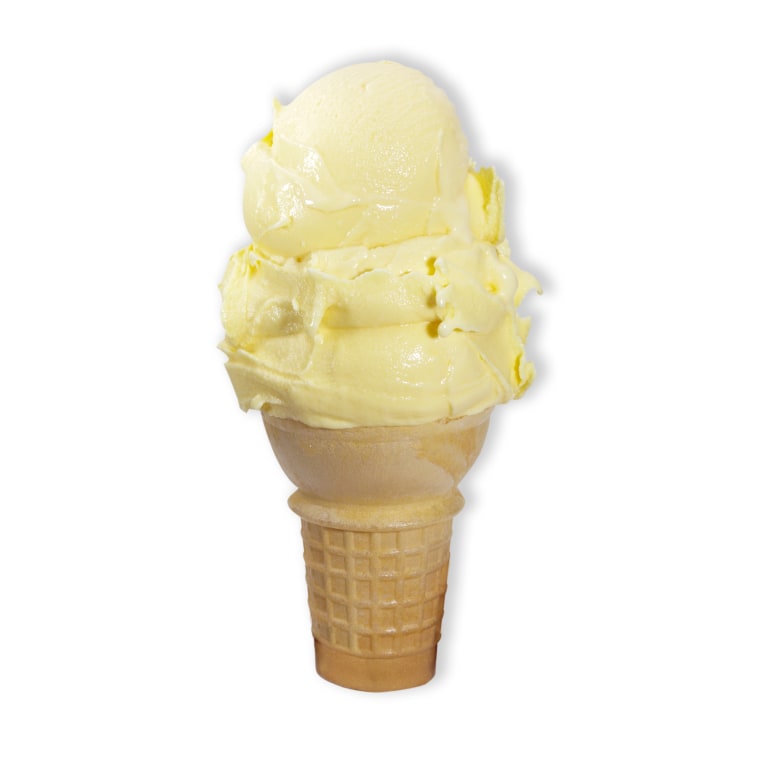 lemon custard cone from Jarling's Custard Cup