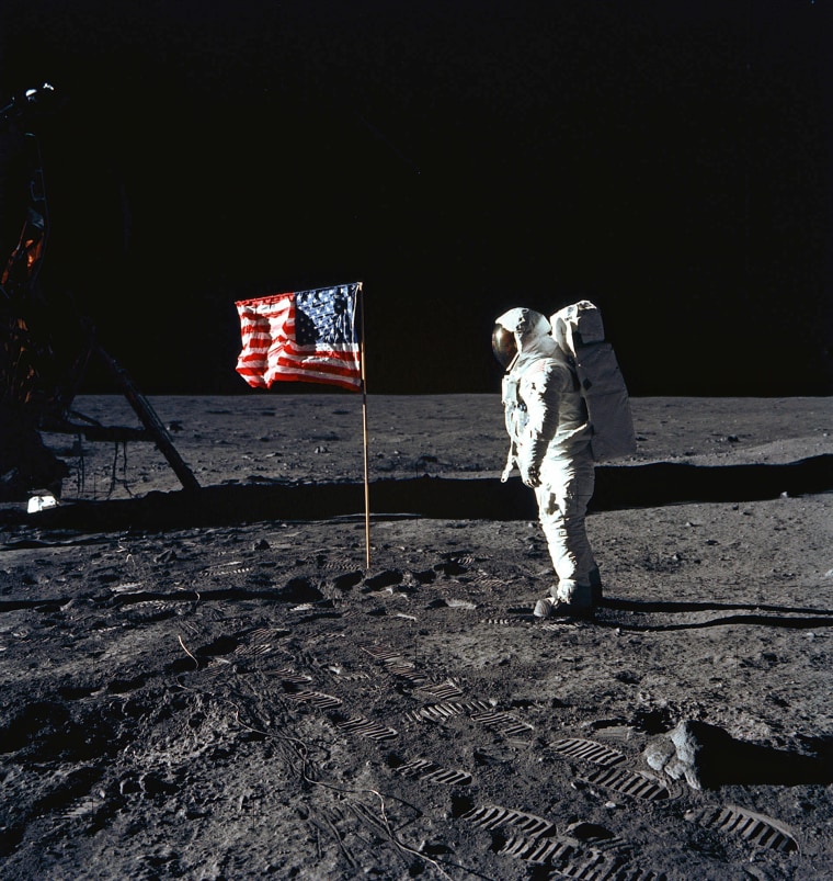 Image: SPACE-US-MOON-ANNIVERSARY-ALDRIN-APOLLO