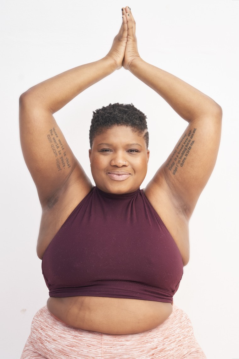 Body positivity advocate and yogi Jessamyn Stanley.