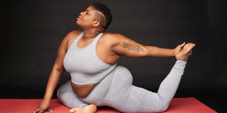 Body positive advocate and yogi Jessamyn Stanley.