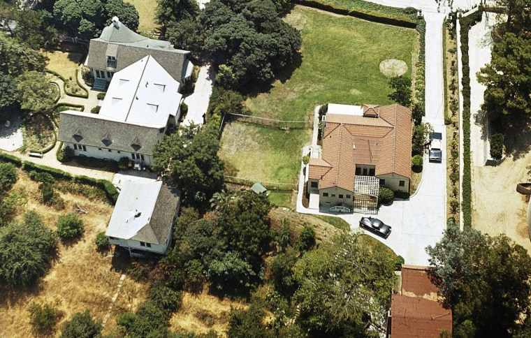 Image: The home, left, of Leno and Rosemary LaBianca in the Los Feliz district of Los Angeles in 1969
