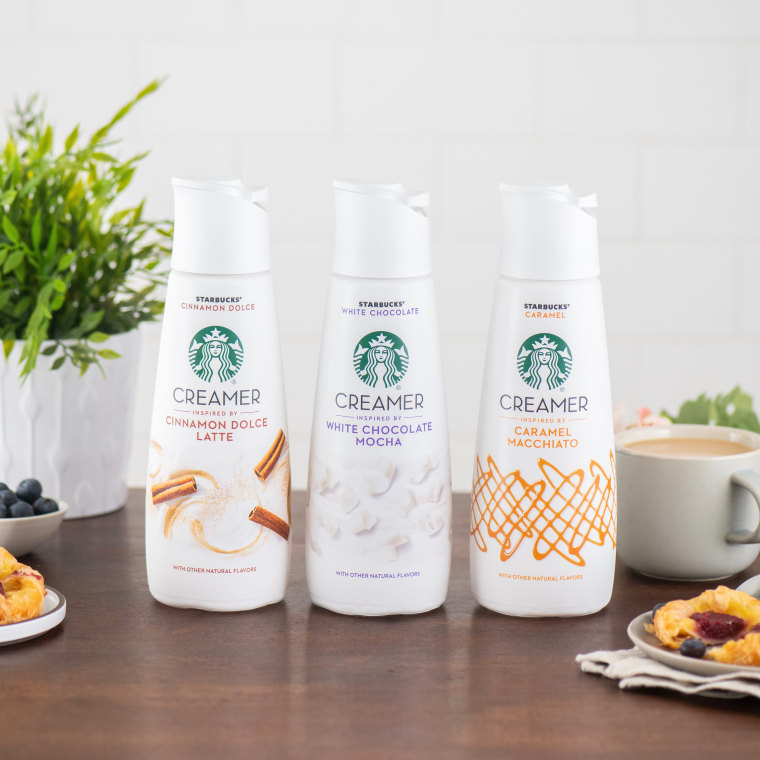 Starbucks launches first-ever line of creamers in three fan-favorite flavors.