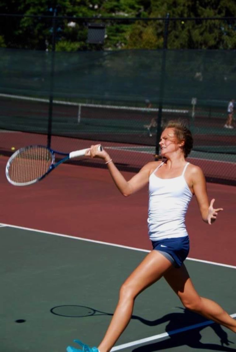 From 9 until she was a junior in college, Gibson Miller spent most of her time outside playing tennis. After so much sun exposure she developed skin cancer under her left eye at only 24 years old. 