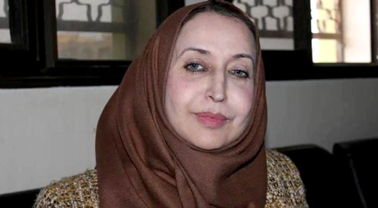 Image: Seham Sergiwa, an elected official to the U.N.-backed government in Libya, was kidnapped by a suspected militia group in Benghazi on July 17, 2019.