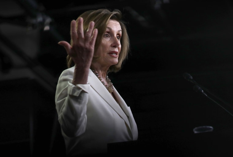 Image: Speaker Of The House Nancy Pelosi Addresses The Media In Weekly Press Conference