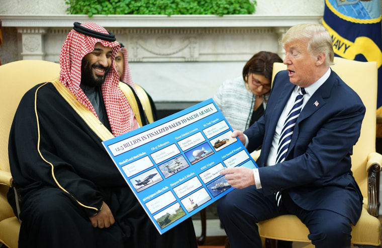 Image: DOnald Trump, Mohammed bin Salman