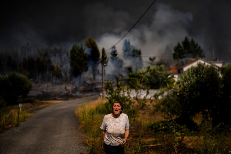 Image: TOPSHOT-PORTUGAL-WILDFIRE