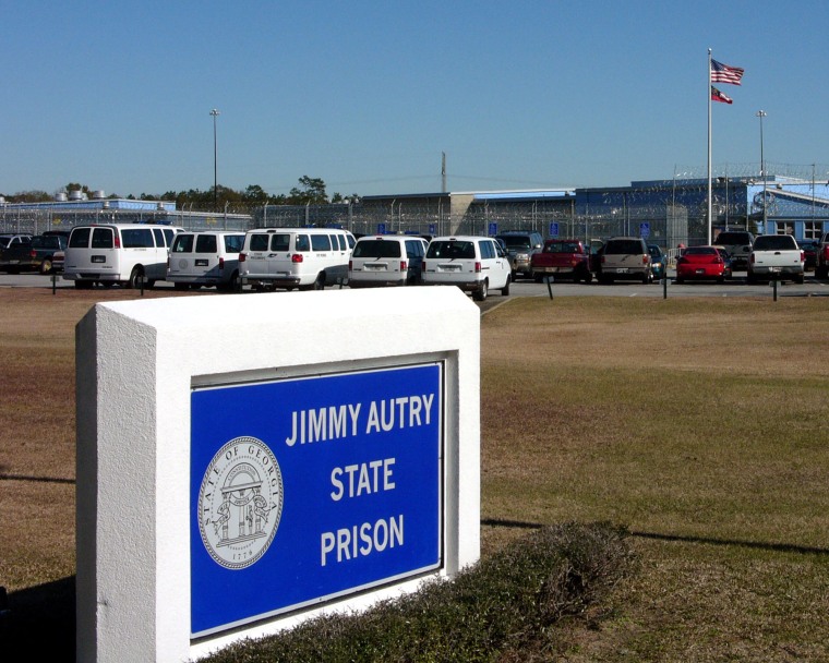 The entrance to Autry State Prison near Pelham, Ga., is seen on Wednesday, Dec. 21, 2005.