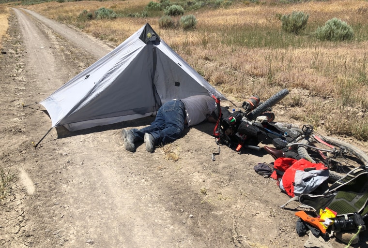 A 73-year-old man was found nearly unconscious with one of his dogs by Tomas Quinones in a very remote part of Lake County, Oregon and called for help.