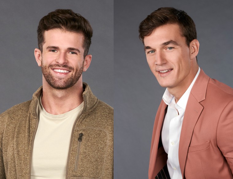 Jed Wyatt (left) and Tyler Cameron were the two finalists in this season of "The Bachelorette."