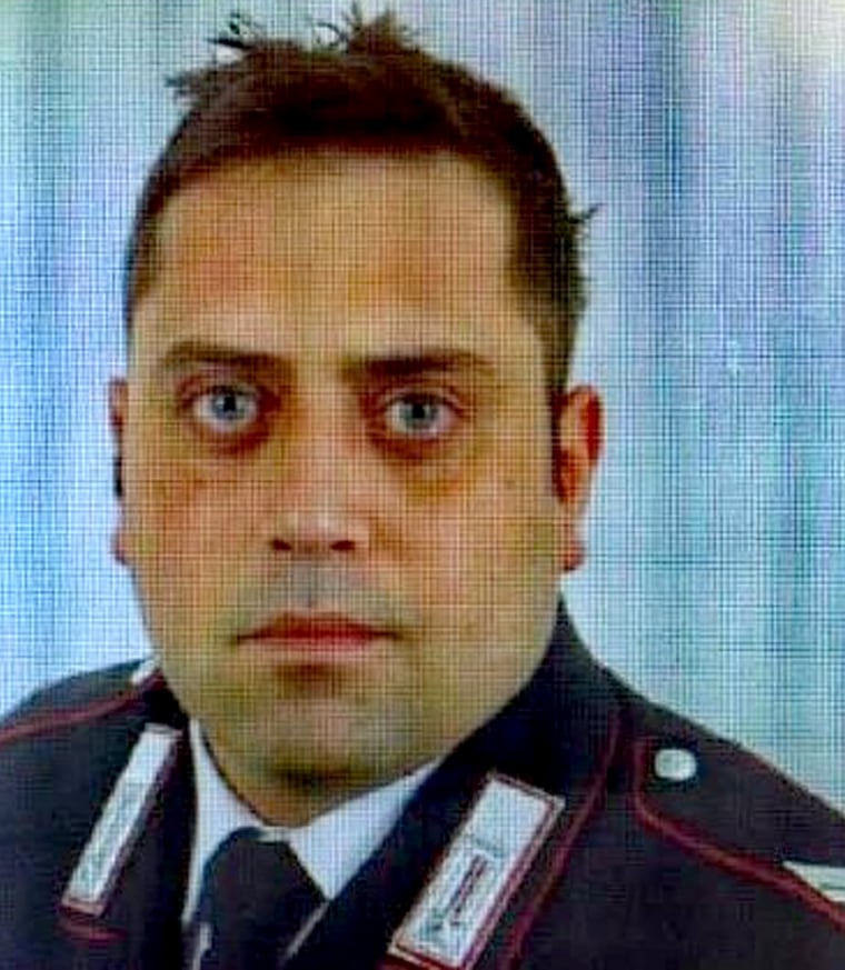 Image: Carabinieri Officer Mario Rega was stabbed two death in Rome on July 26, 2019.