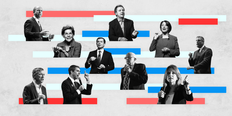 The second Democratic debate, hosted by CNN, is taking place over two nights in Detroit with 10 candidates on stage each night.