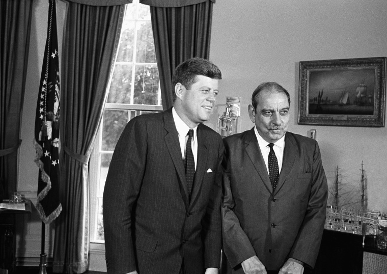 Image; John F. Kennedy, Luis Munoz Marin