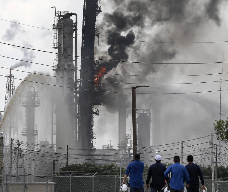 Image: Exxon Mobil fire