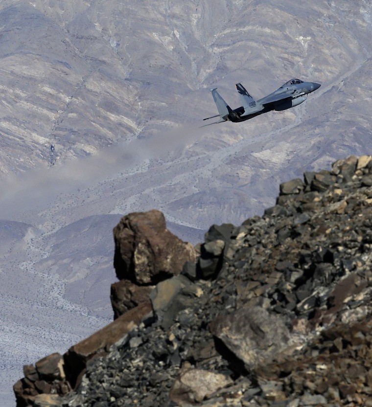 Image: F-15C flying through Star Wars Canyon