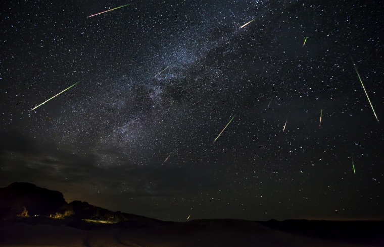 Image: The Perseid Meteor Shower in Terlingua, Texas, on Aug. 14, 2016.